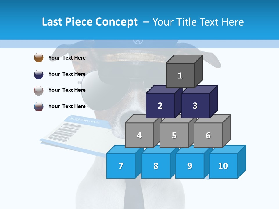 Flight Check In Minute PowerPoint Template