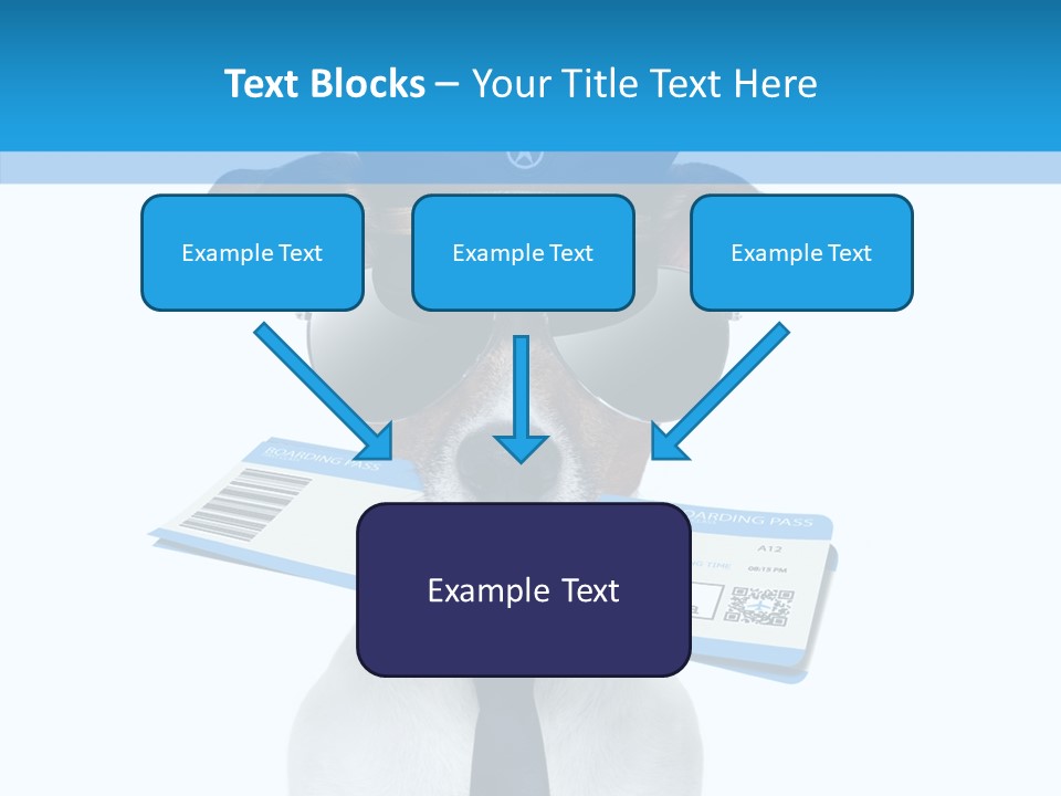 Flight Check In Minute PowerPoint Template