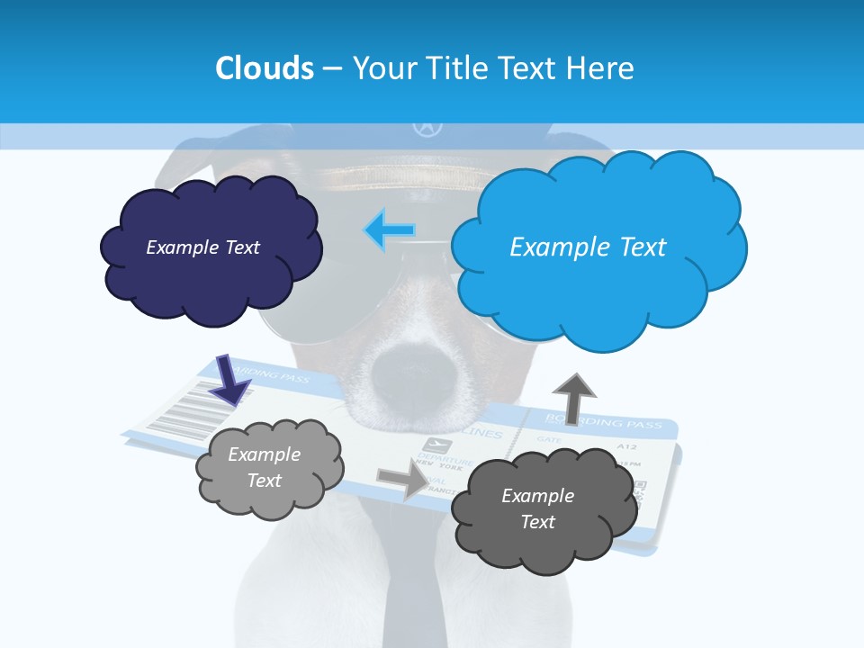 Flight Check In Minute PowerPoint Template