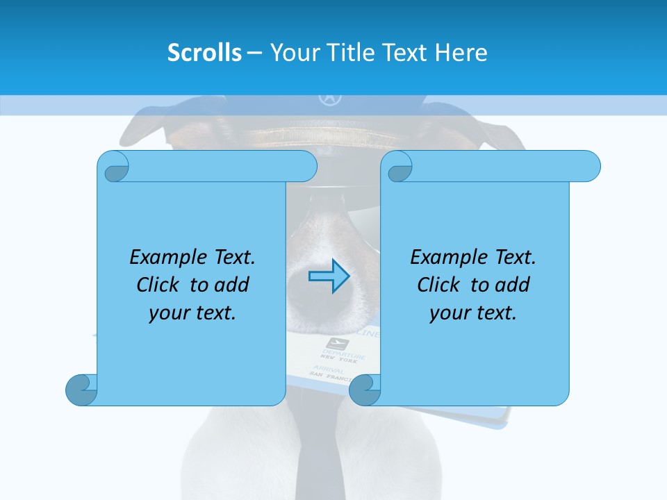 Flight Check In Minute PowerPoint Template