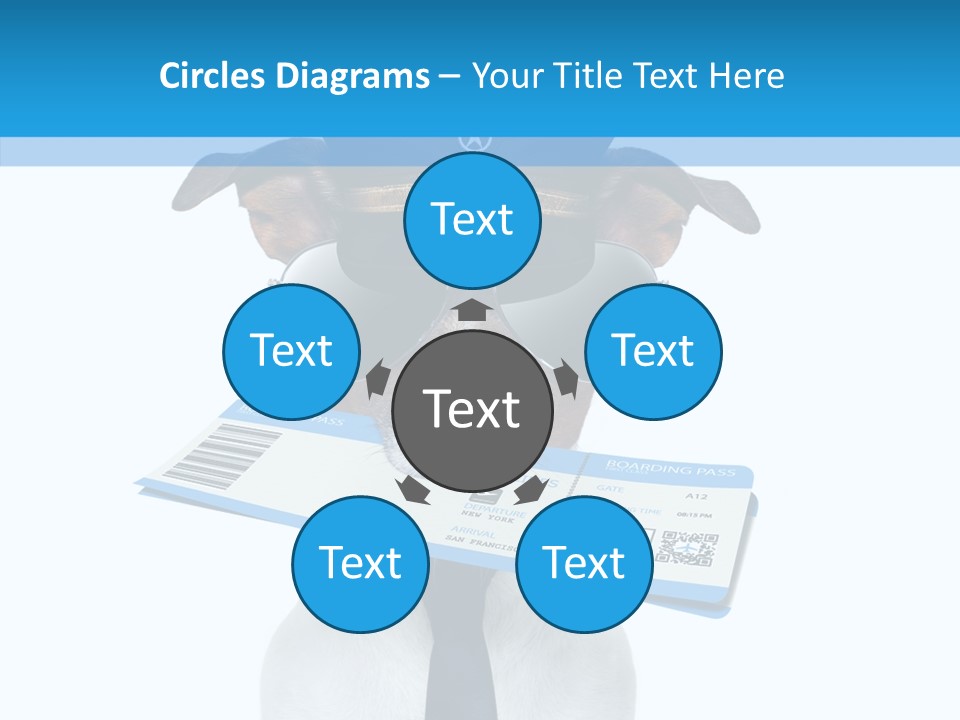 Flight Check In Minute PowerPoint Template