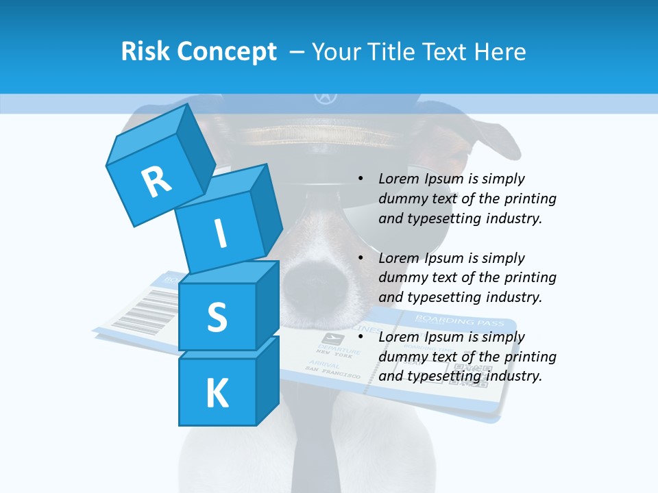 Flight Check In Minute PowerPoint Template