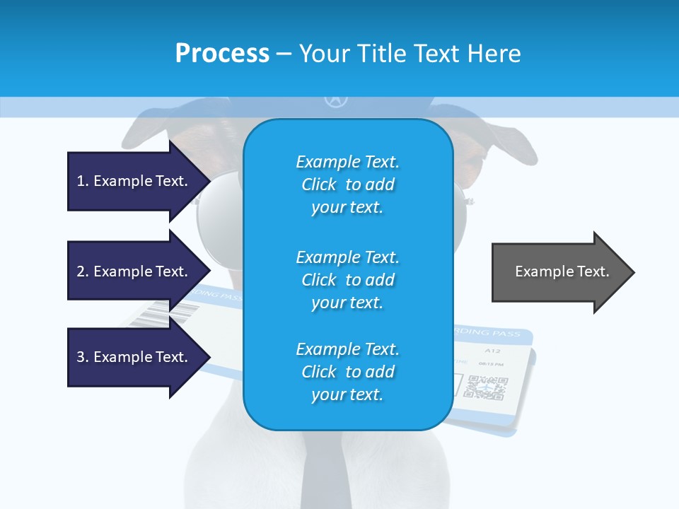 Flight Check In Minute PowerPoint Template