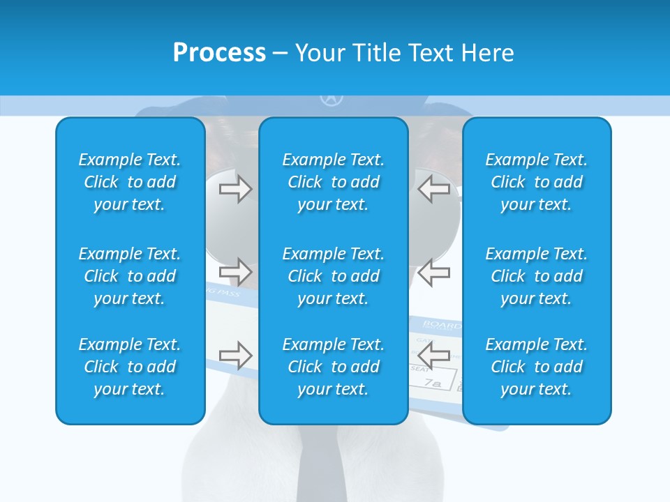 Flight Check In Minute PowerPoint Template