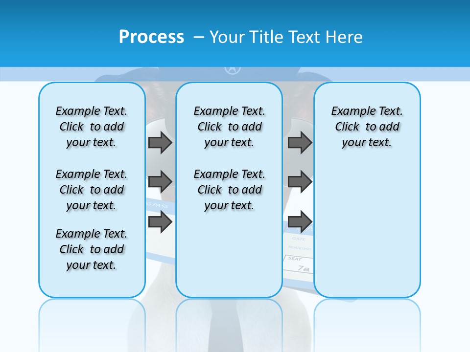 Flight Check In Minute PowerPoint Template
