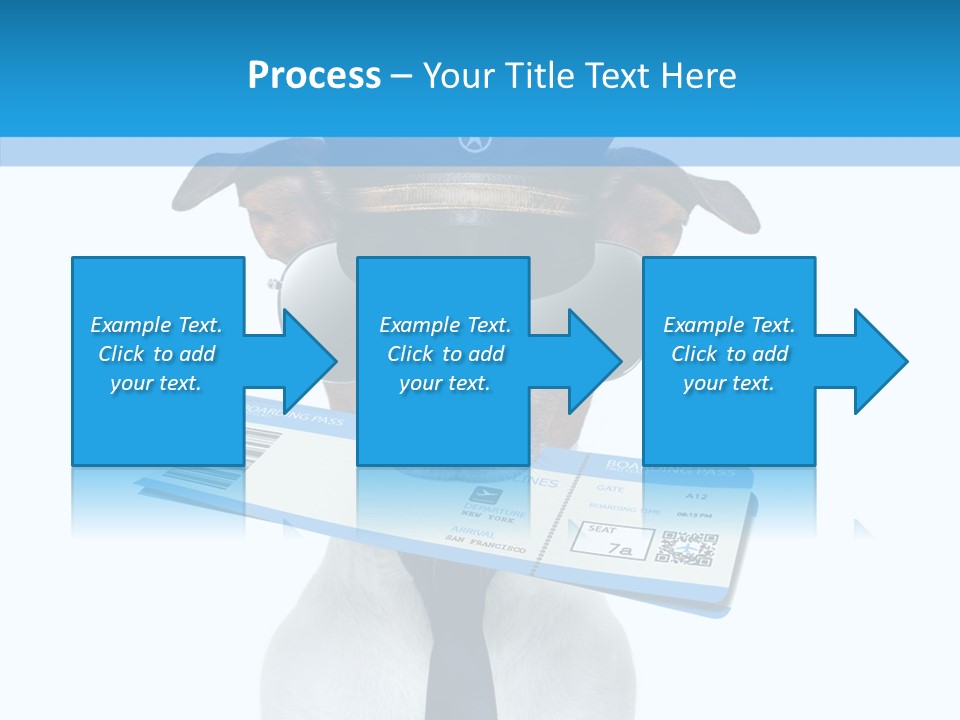 Flight Check In Minute PowerPoint Template