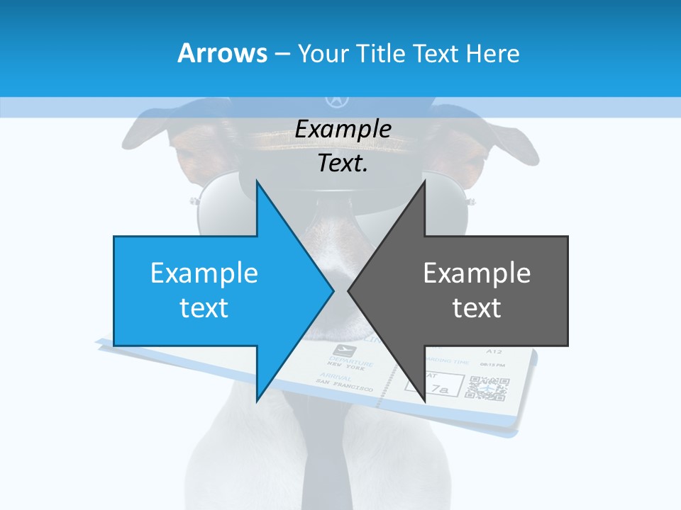 Flight Check In Minute PowerPoint Template