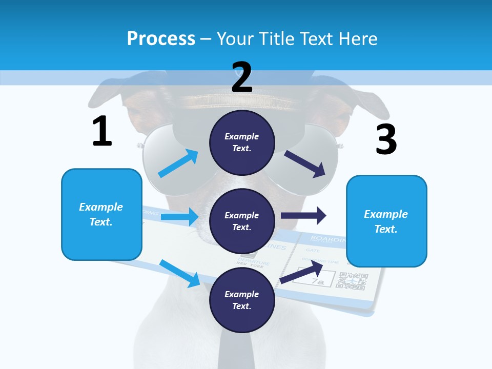 Flight Check In Minute PowerPoint Template