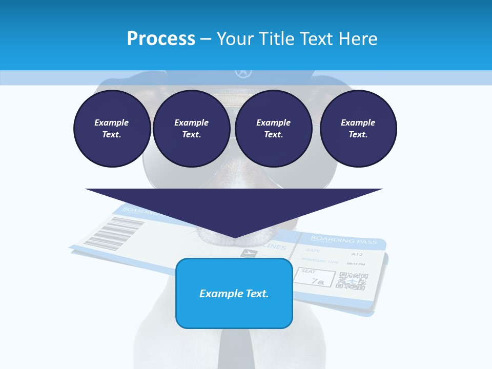 Flight Check In Minute PowerPoint Template