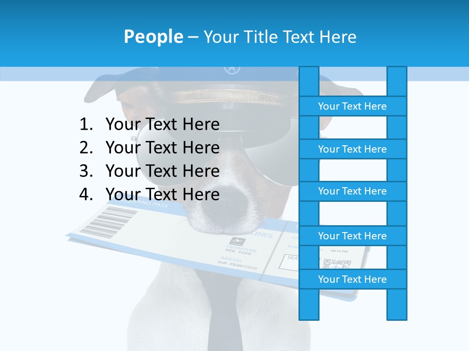 Flight Check In Minute PowerPoint Template
