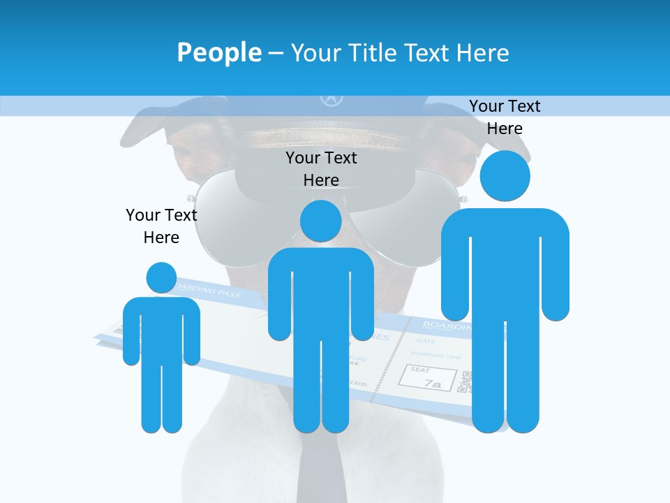 Flight Check In Minute PowerPoint Template