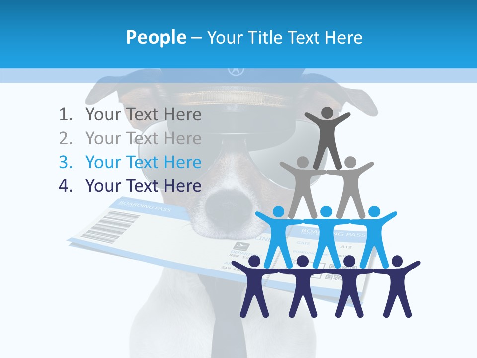 Flight Check In Minute PowerPoint Template