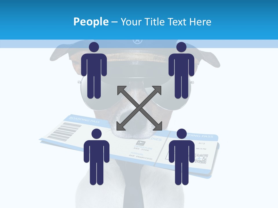 Flight Check In Minute PowerPoint Template