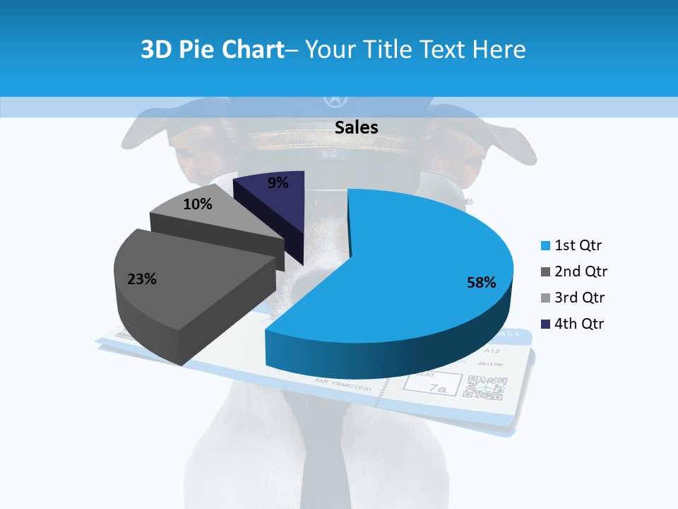Flight Check In Minute PowerPoint Template