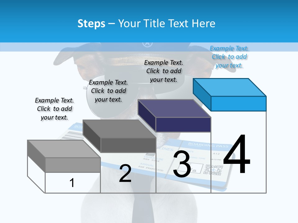 Flight Check In Minute PowerPoint Template