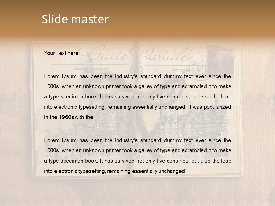 Album Scrapbooking Nostalgic PowerPoint Template