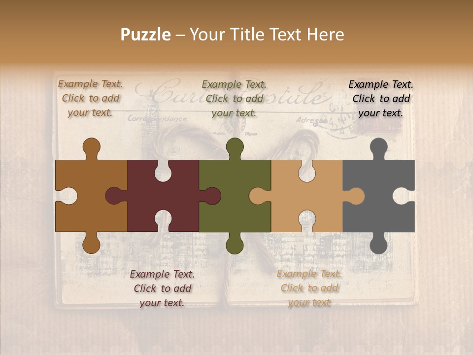 Album Scrapbooking Nostalgic PowerPoint Template