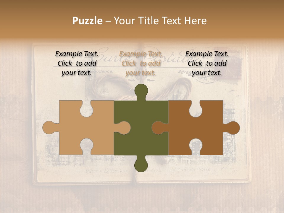 Album Scrapbooking Nostalgic PowerPoint Template