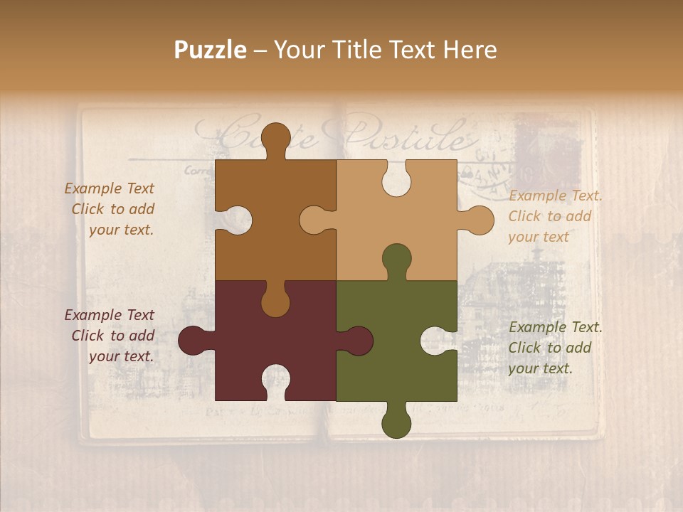 Album Scrapbooking Nostalgic PowerPoint Template