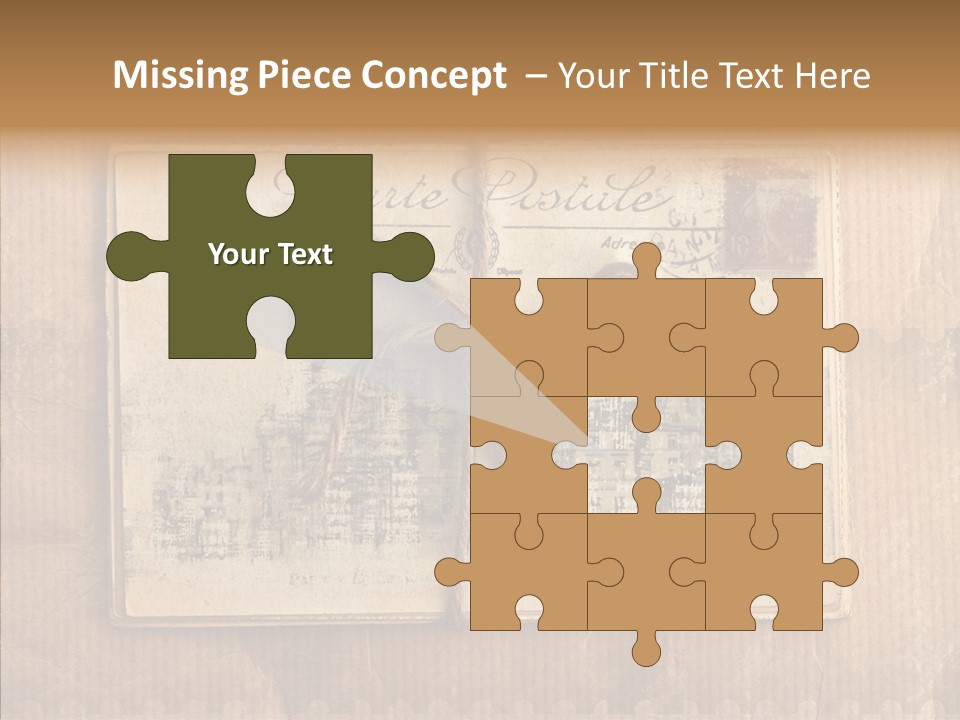 Album Scrapbooking Nostalgic PowerPoint Template