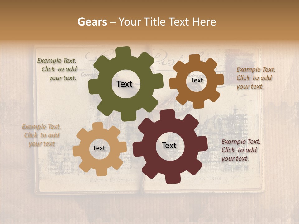 Album Scrapbooking Nostalgic PowerPoint Template