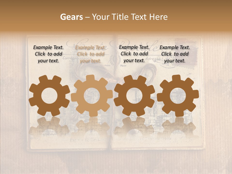 Album Scrapbooking Nostalgic PowerPoint Template