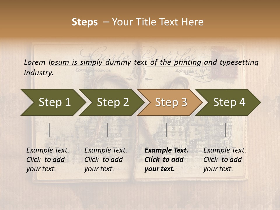 Album Scrapbooking Nostalgic PowerPoint Template