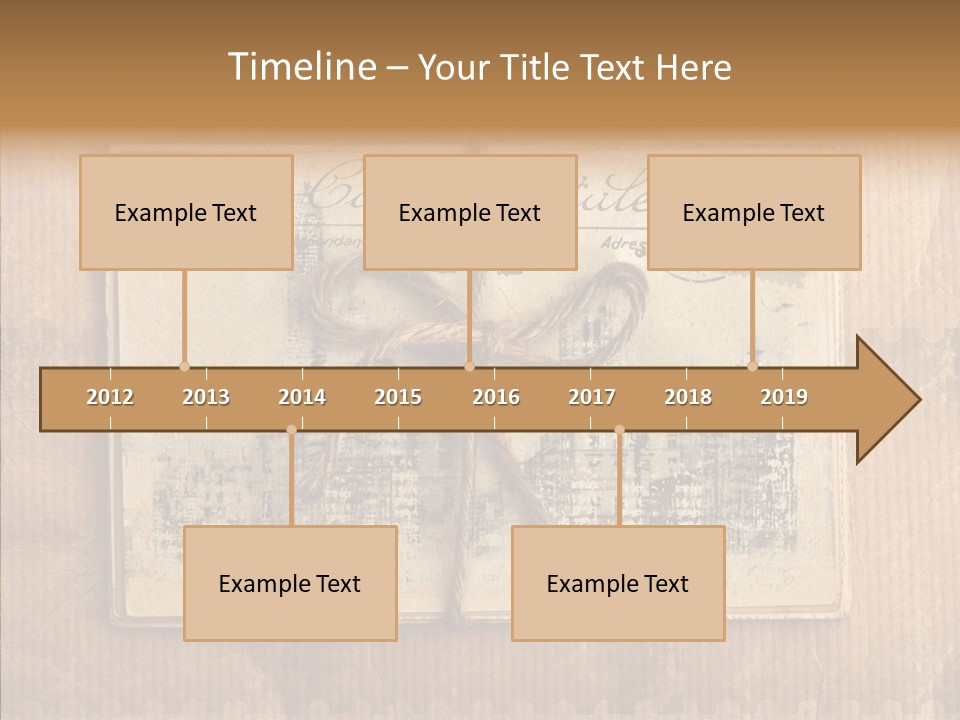 Album Scrapbooking Nostalgic PowerPoint Template