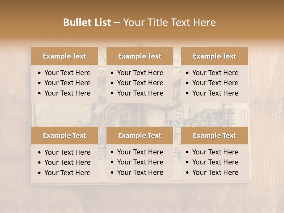 Album Scrapbooking Nostalgic PowerPoint Template