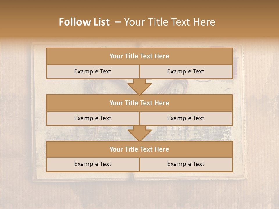 Album Scrapbooking Nostalgic PowerPoint Template