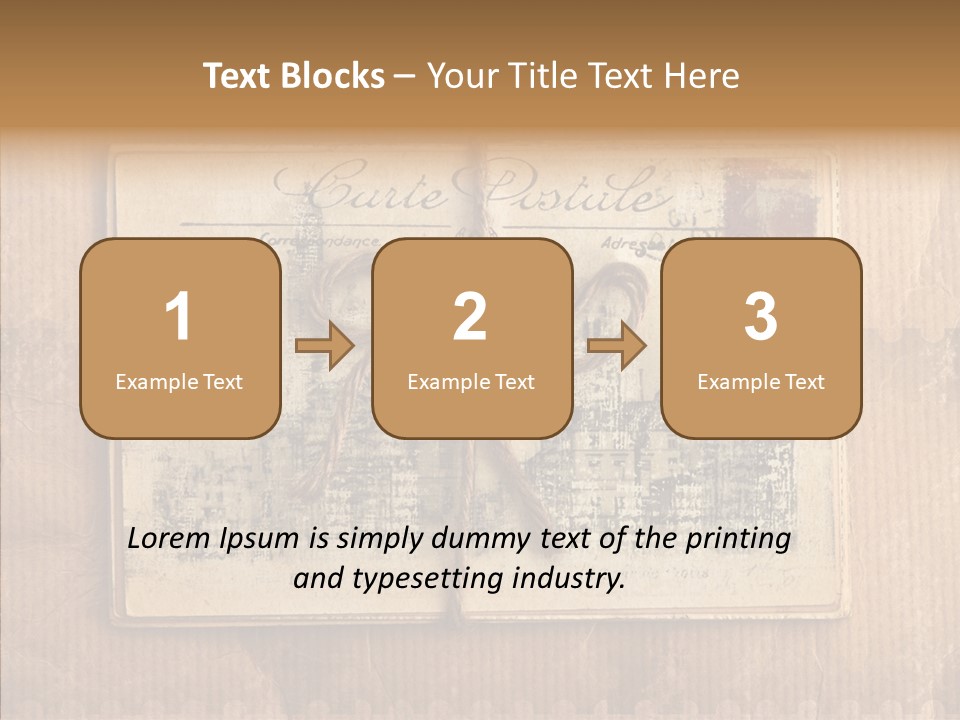 Album Scrapbooking Nostalgic PowerPoint Template