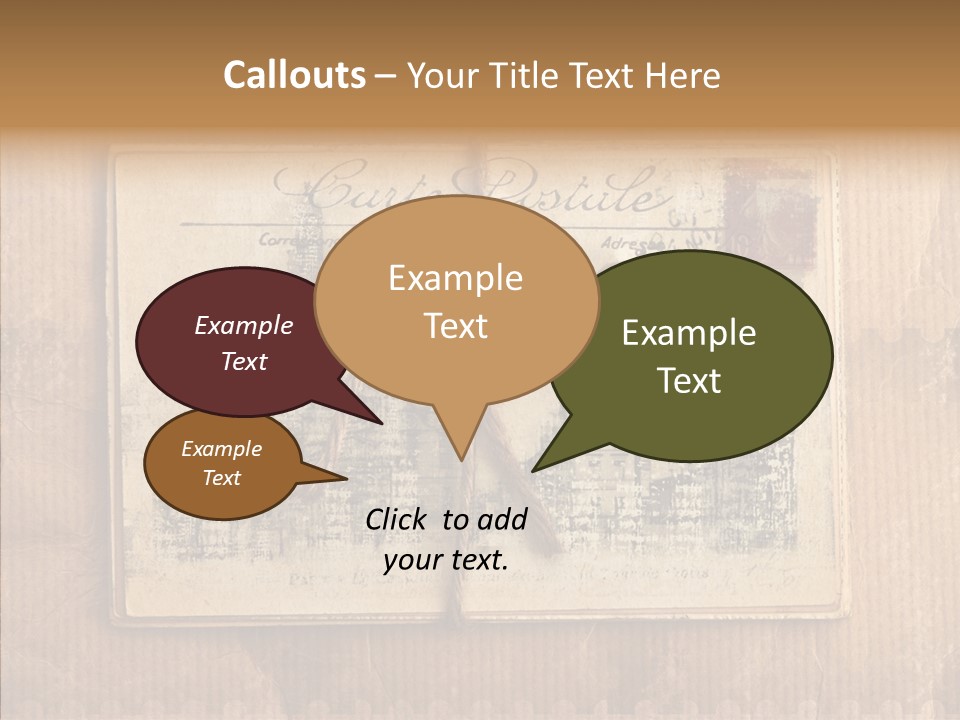 Album Scrapbooking Nostalgic PowerPoint Template