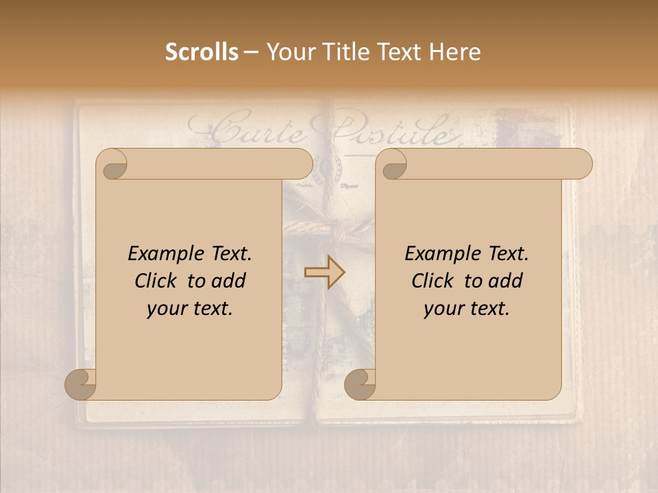 Album Scrapbooking Nostalgic PowerPoint Template