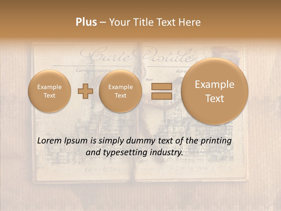 Album Scrapbooking Nostalgic PowerPoint Template