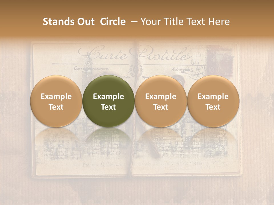 Album Scrapbooking Nostalgic PowerPoint Template