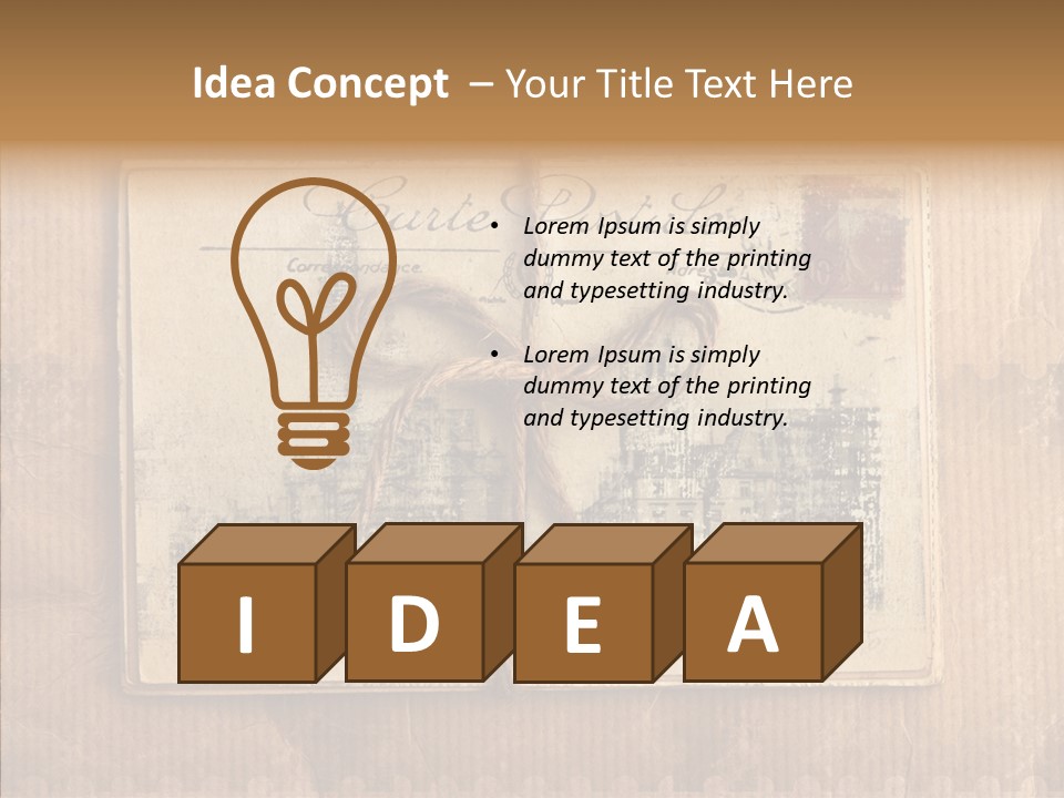 Album Scrapbooking Nostalgic PowerPoint Template