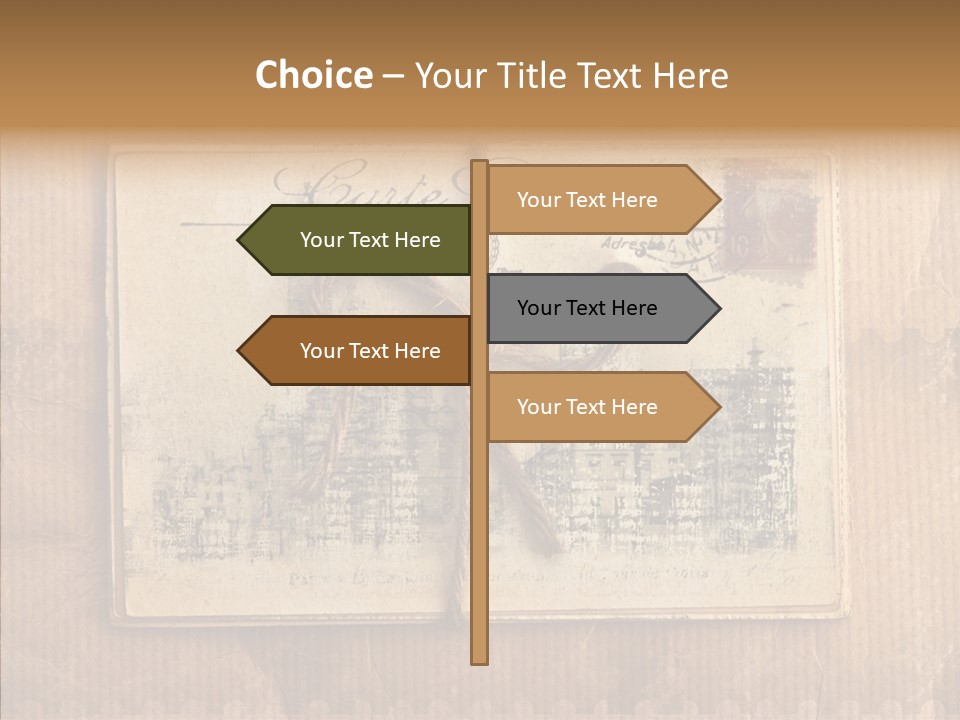Album Scrapbooking Nostalgic PowerPoint Template