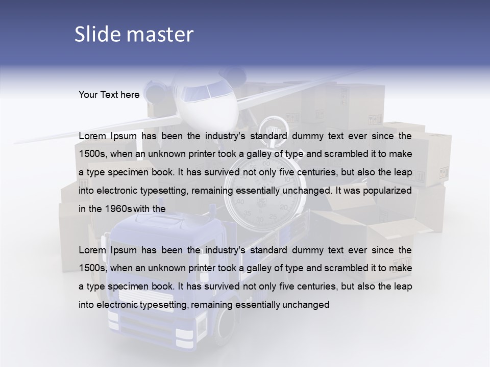 Road Planet Of The Earth PowerPoint Template