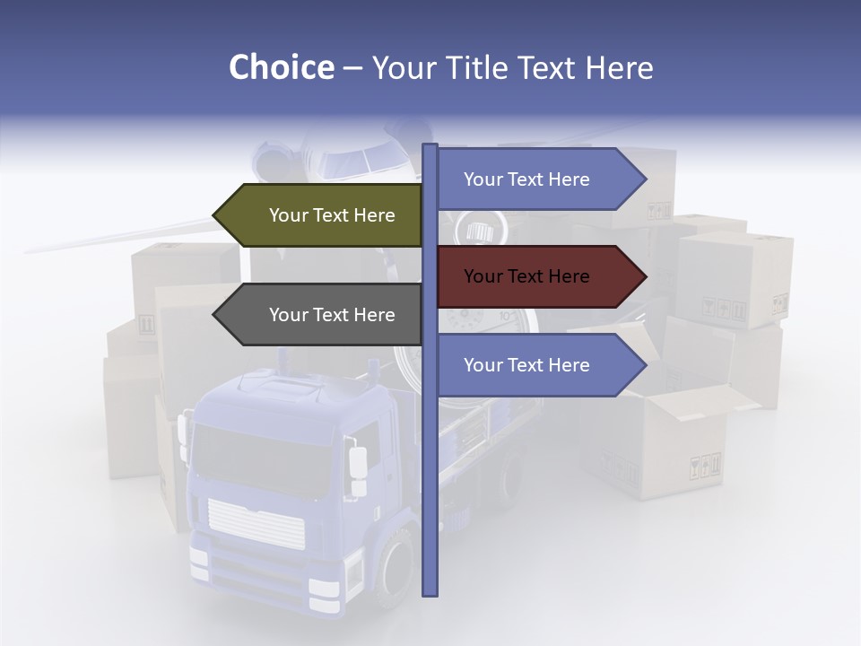 Road Planet Of The Earth PowerPoint Template
