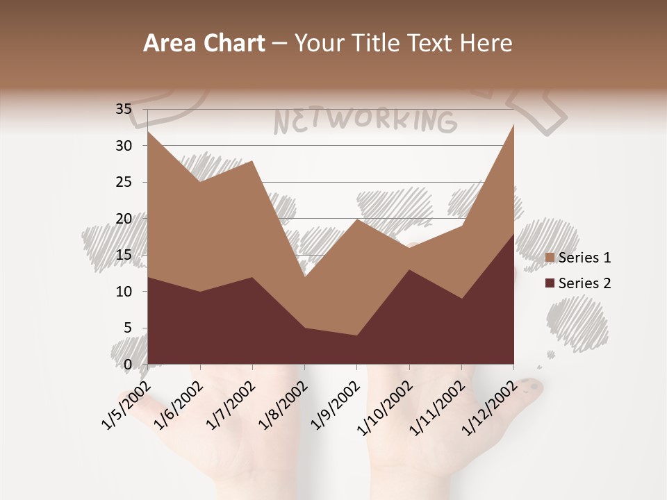 Gray Chat Finger PowerPoint Template