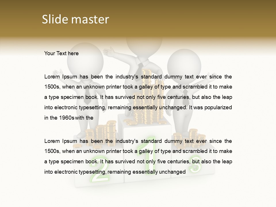 Jackpot Important Win PowerPoint Template