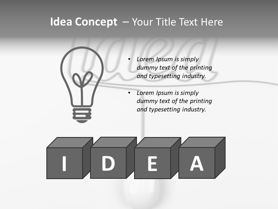 Idea Connection Software PowerPoint Template
