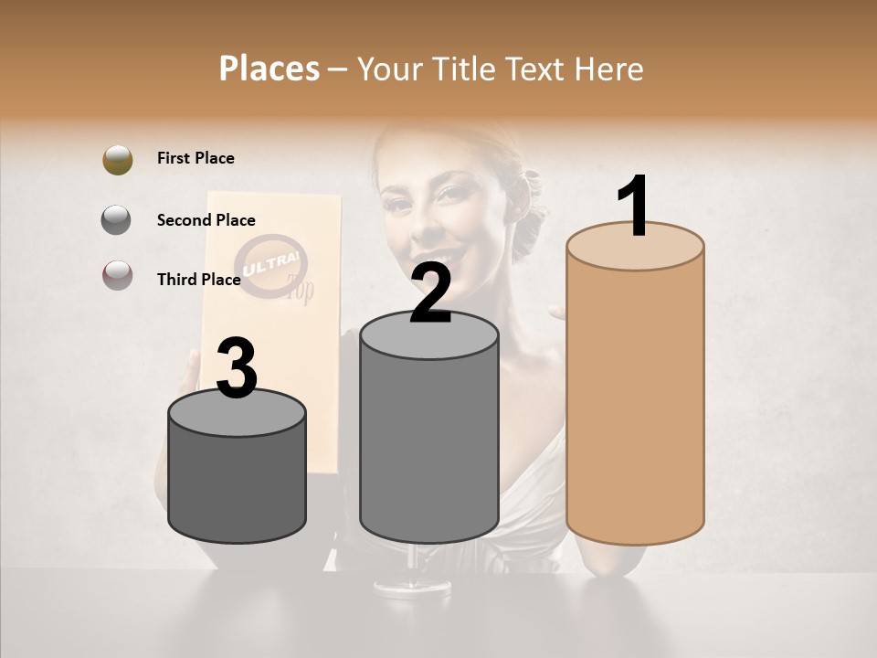 Caucasian Home Shopping Style PowerPoint Template