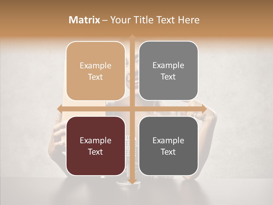 Caucasian Home Shopping Style PowerPoint Template