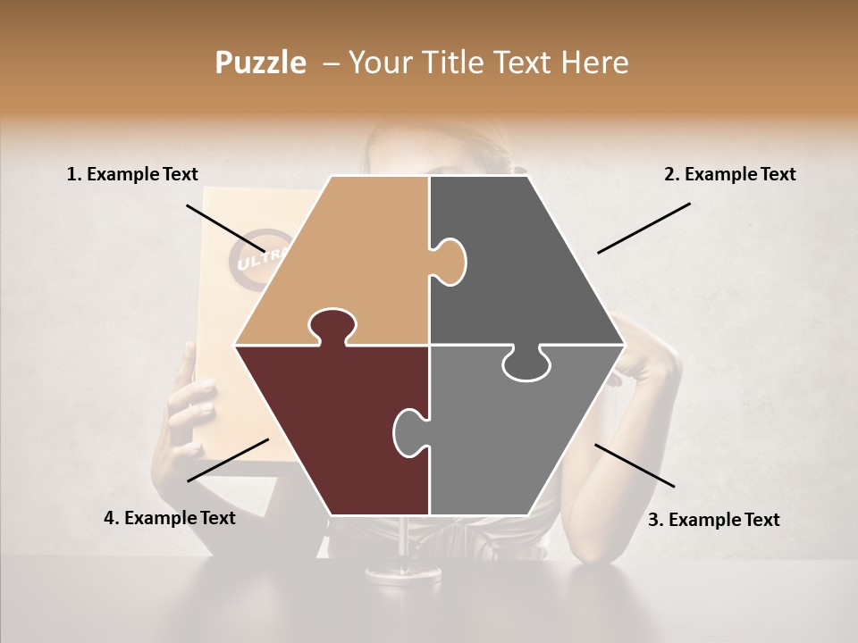 Caucasian Home Shopping Style PowerPoint Template