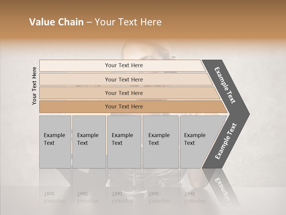 Caucasian Home Shopping Style PowerPoint Template