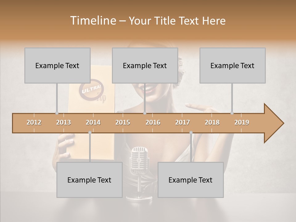 Caucasian Home Shopping Style PowerPoint Template