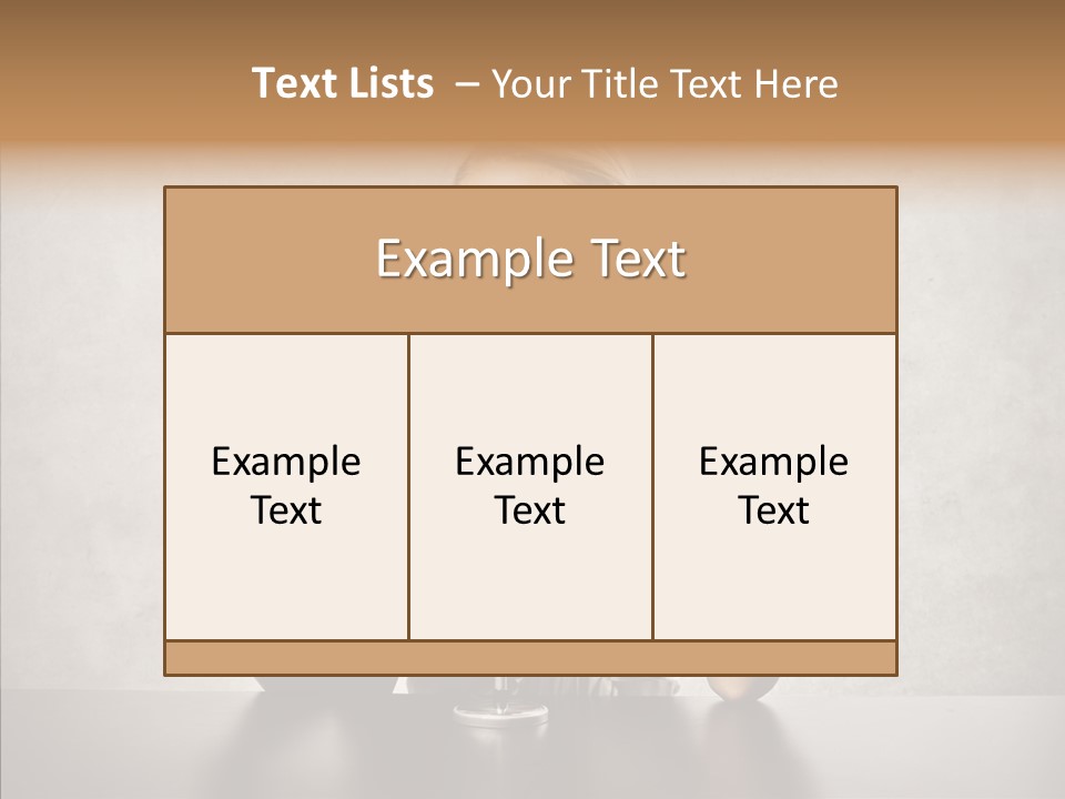 Caucasian Home Shopping Style PowerPoint Template