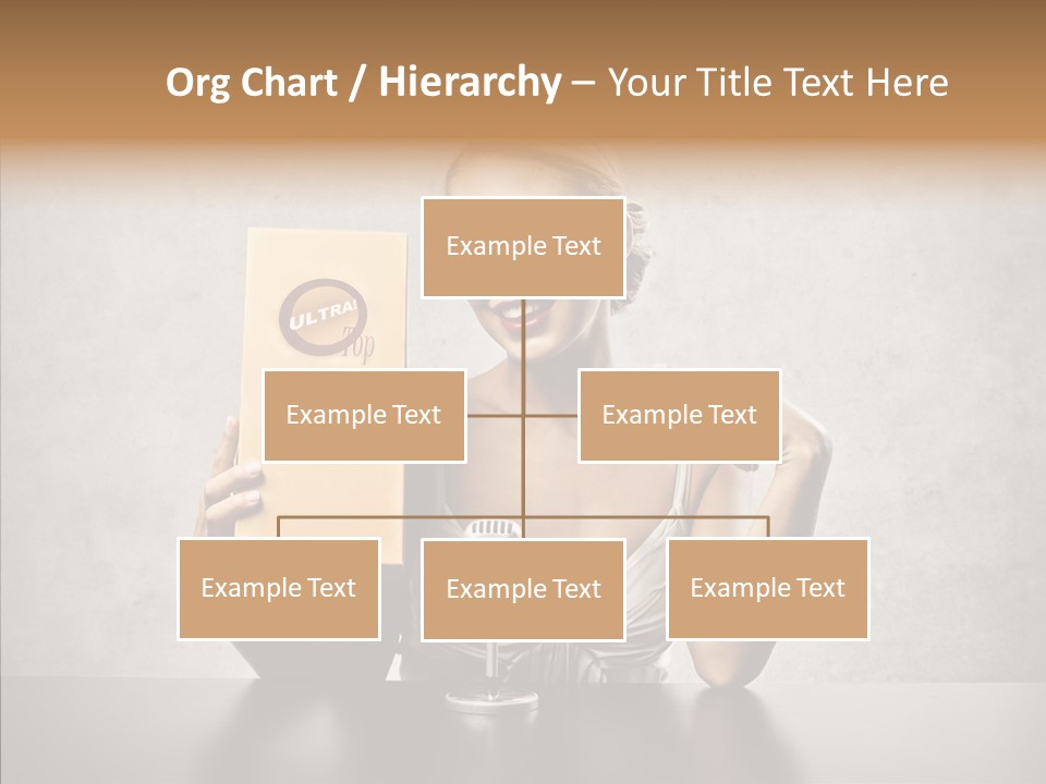 Caucasian Home Shopping Style PowerPoint Template