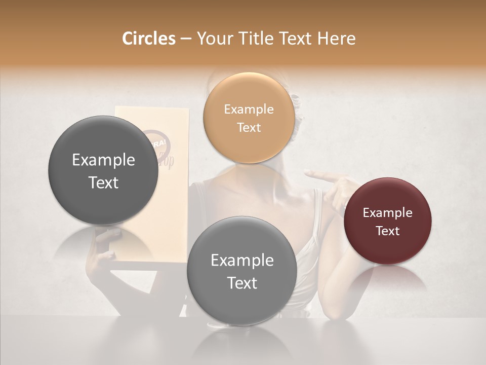 Caucasian Home Shopping Style PowerPoint Template